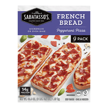 Sabatasso's French Bread Pepperoni Pizza