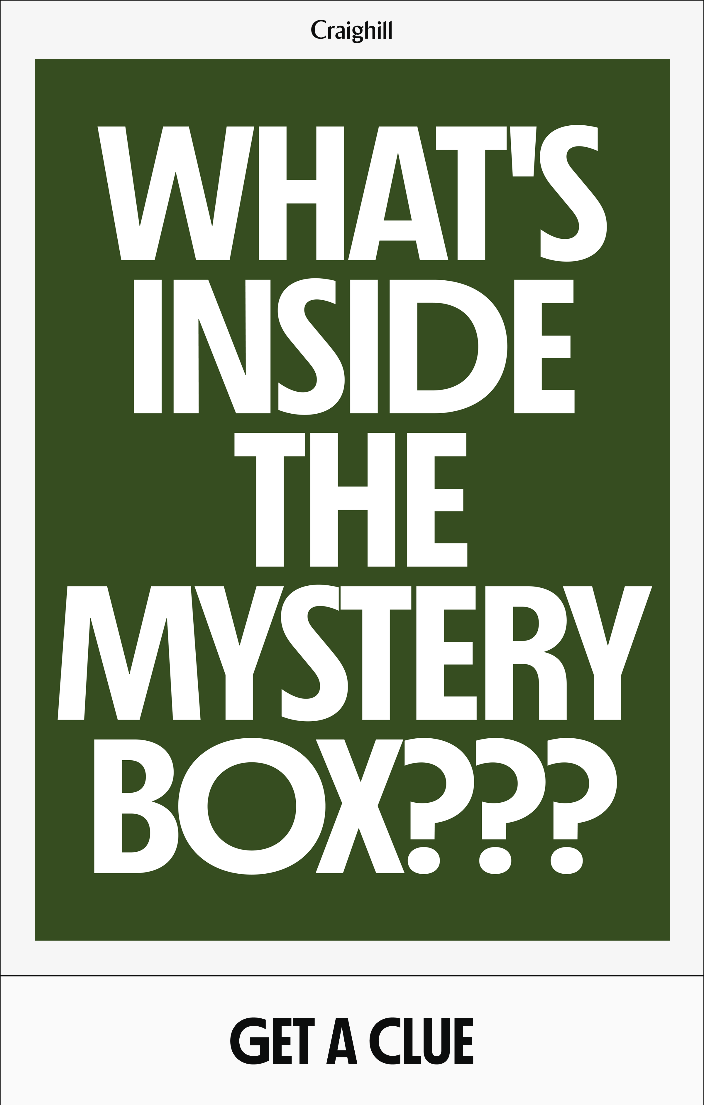 Craighill | WHAT'S INSIDE THE MYSTERY BOX??? | GET A CLUE