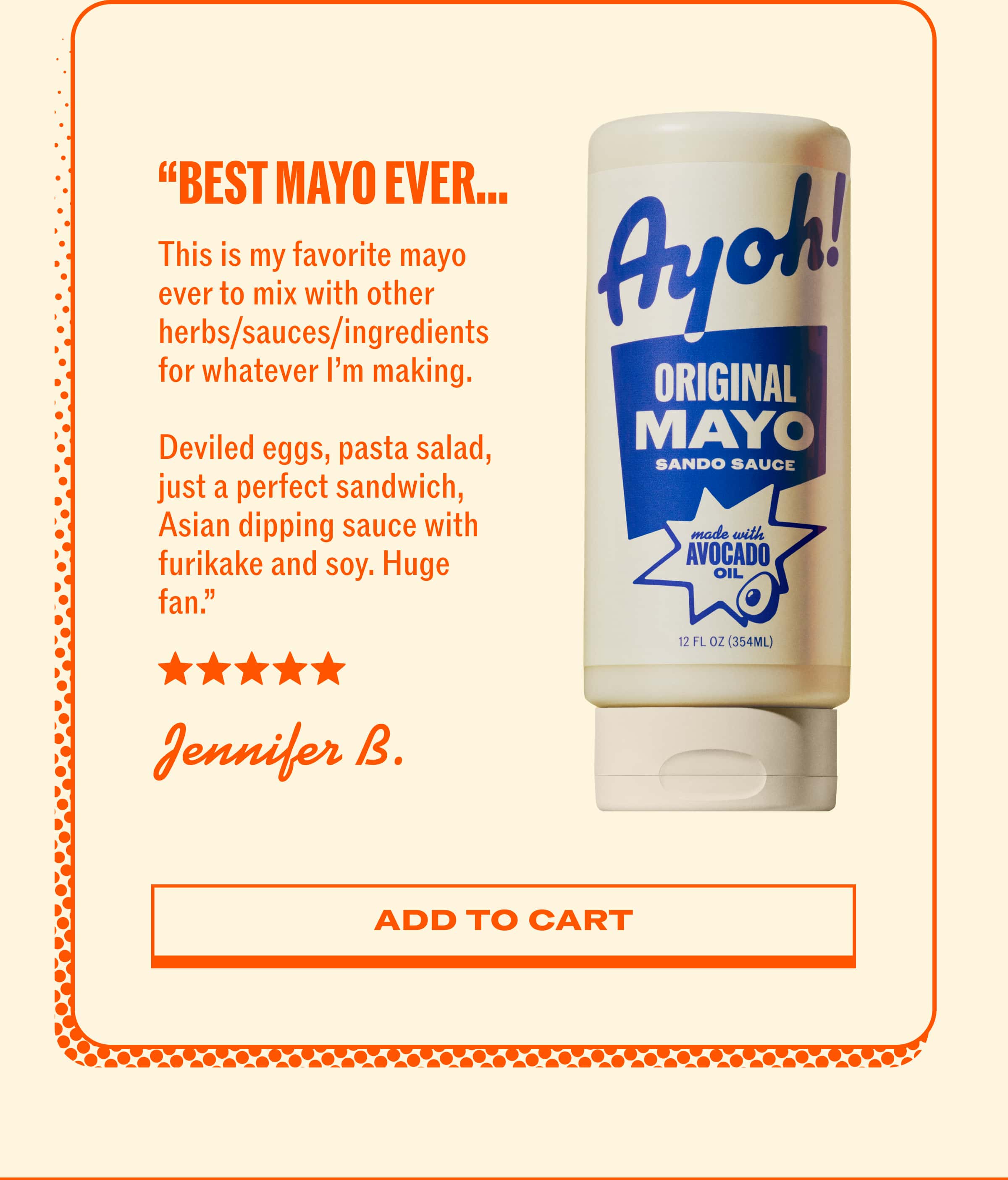 Best mayo ever.