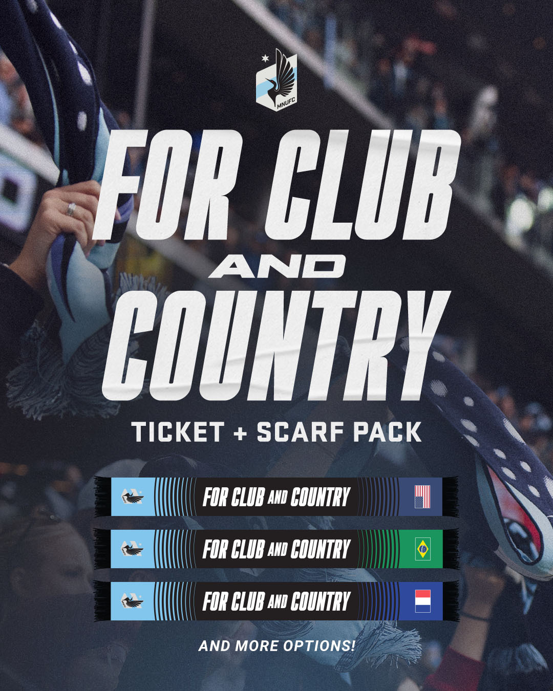 For Club and Country Ticket and Scarf Pack