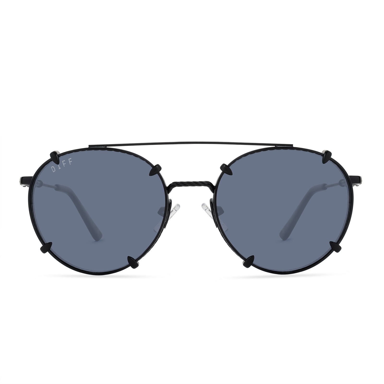 Image of RAVENCLAW™ - SCHOLARLY MATTE BLACK + TWILIGHT BLUE SUNGLASSES