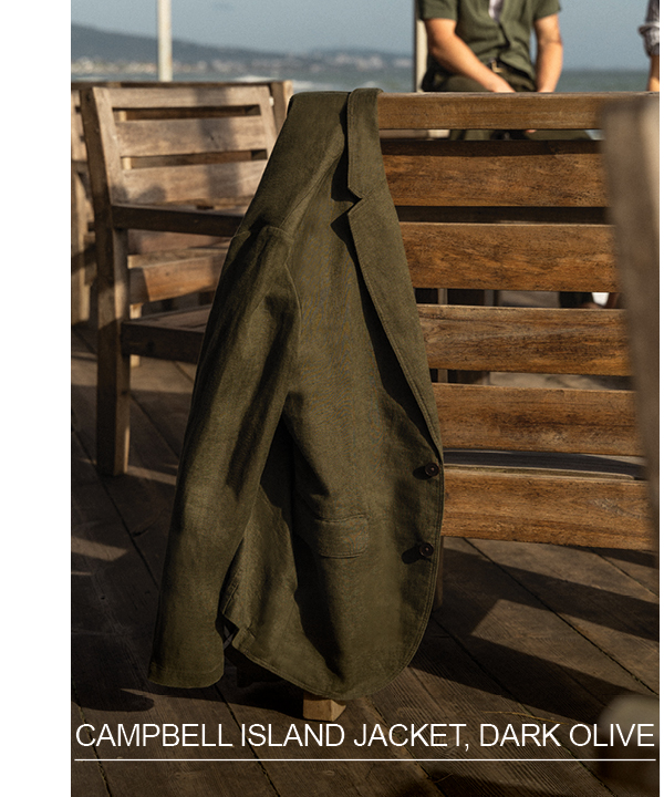 Shop Campbell Island Jacket, Dark Olive online and instore at Rodd & Gunn