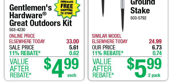 Solar Bug Zapper Ground Stake - ONLY $5.99 After Rebate*!