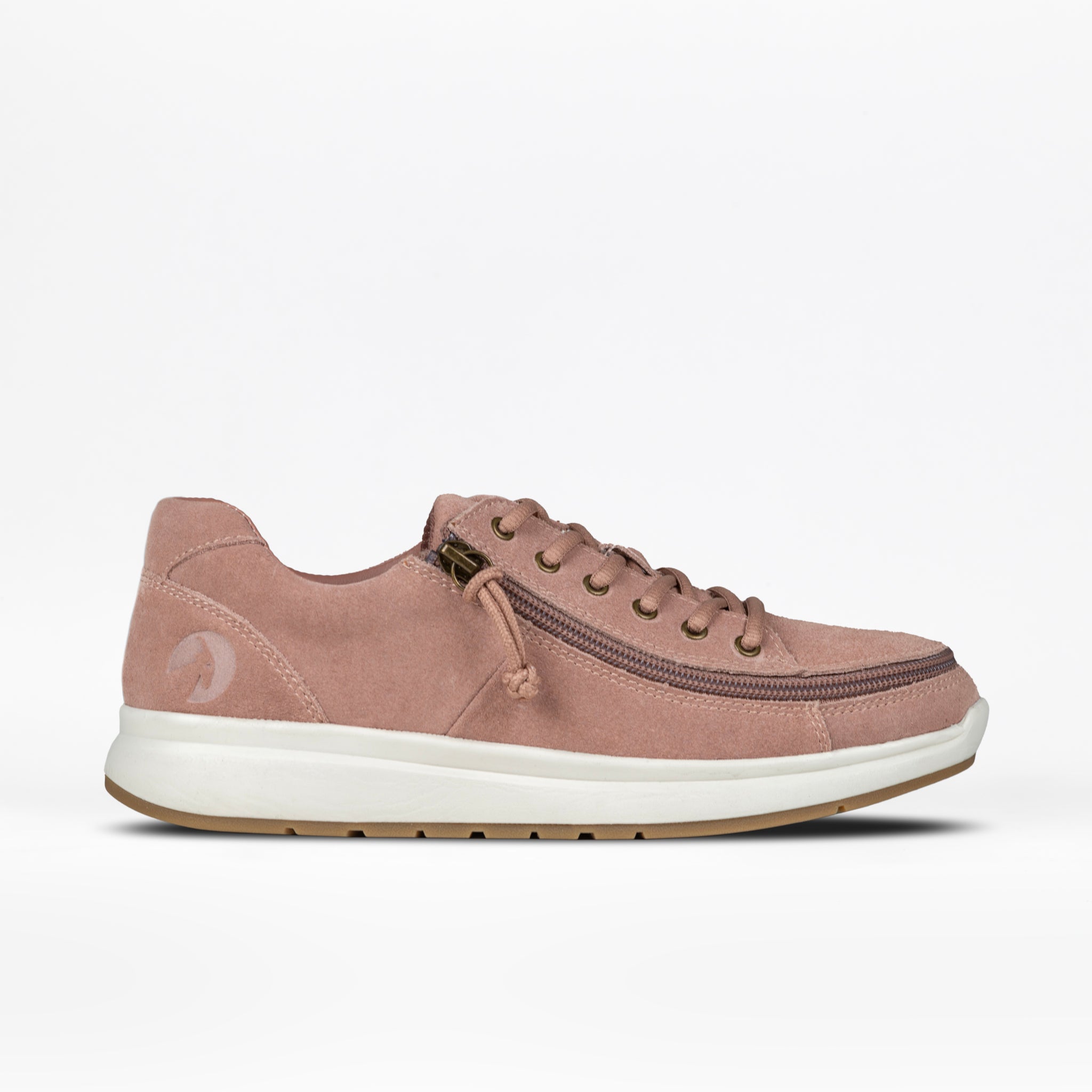 Women's Blush Suede BILLY Comfort Low - 3E (Women Extra-Wide) / 10 US Women
