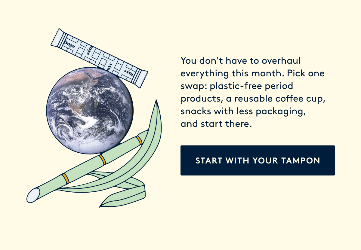 Start with your tampon