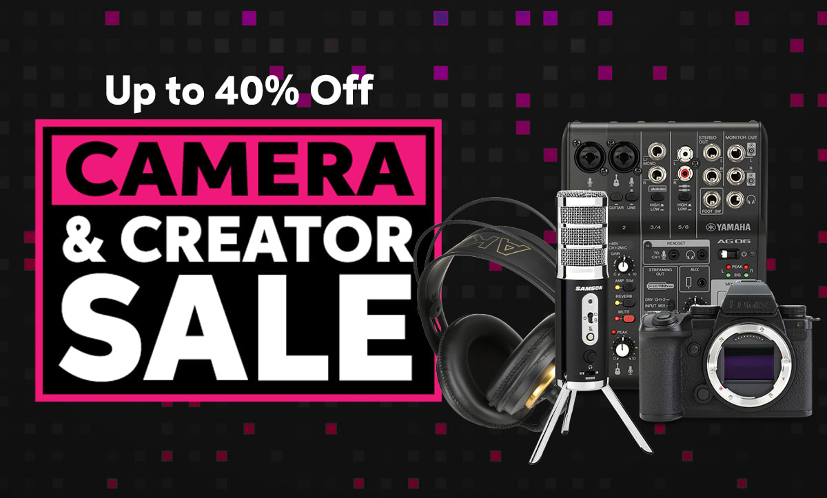 Camera & Creator Sale: Up to 40% Off