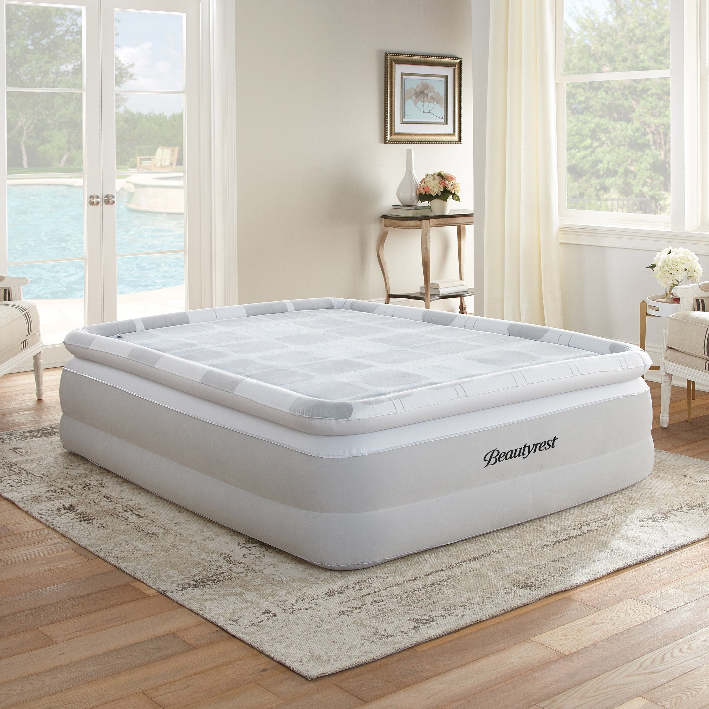 Beautyrest Memory Elite 20-inch Raised Memory Foam Pillowtop Queen Air Bed