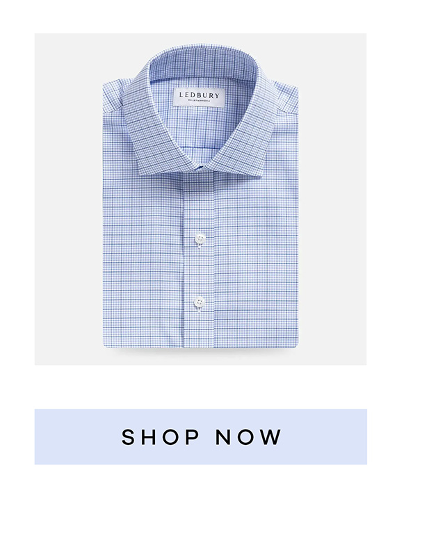 The Blue Kent Windowpane. SHOP NOW.