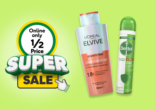 Grab these half-price savings as part of this week’s picks. Available online only.