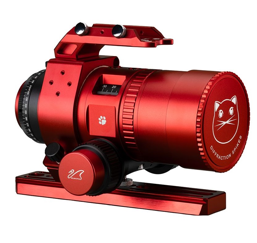 William Optics - MiniCat 51 WIFD f/3.5 Petzval Refractor Optical Tube Assembly - Red