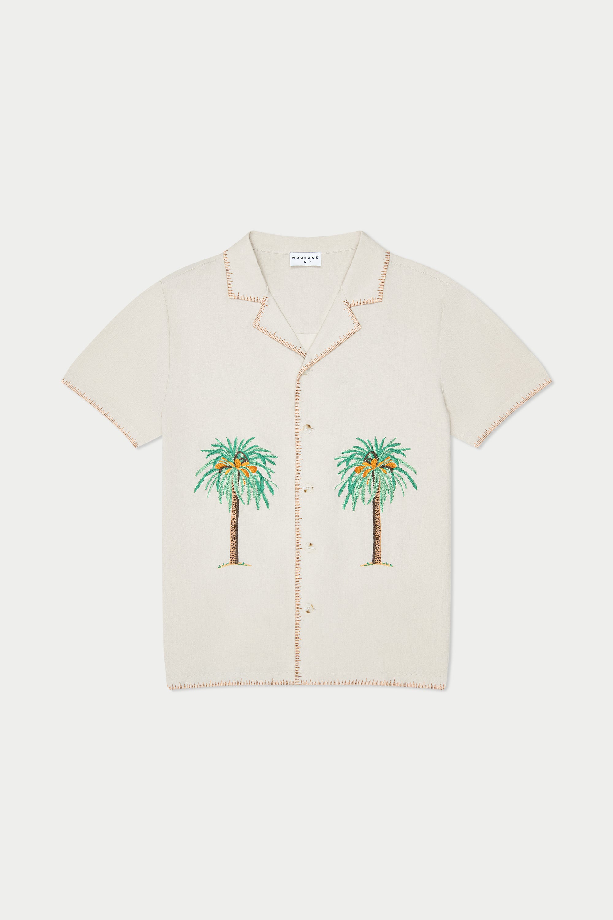Image of Palm Tree Linen Shirt