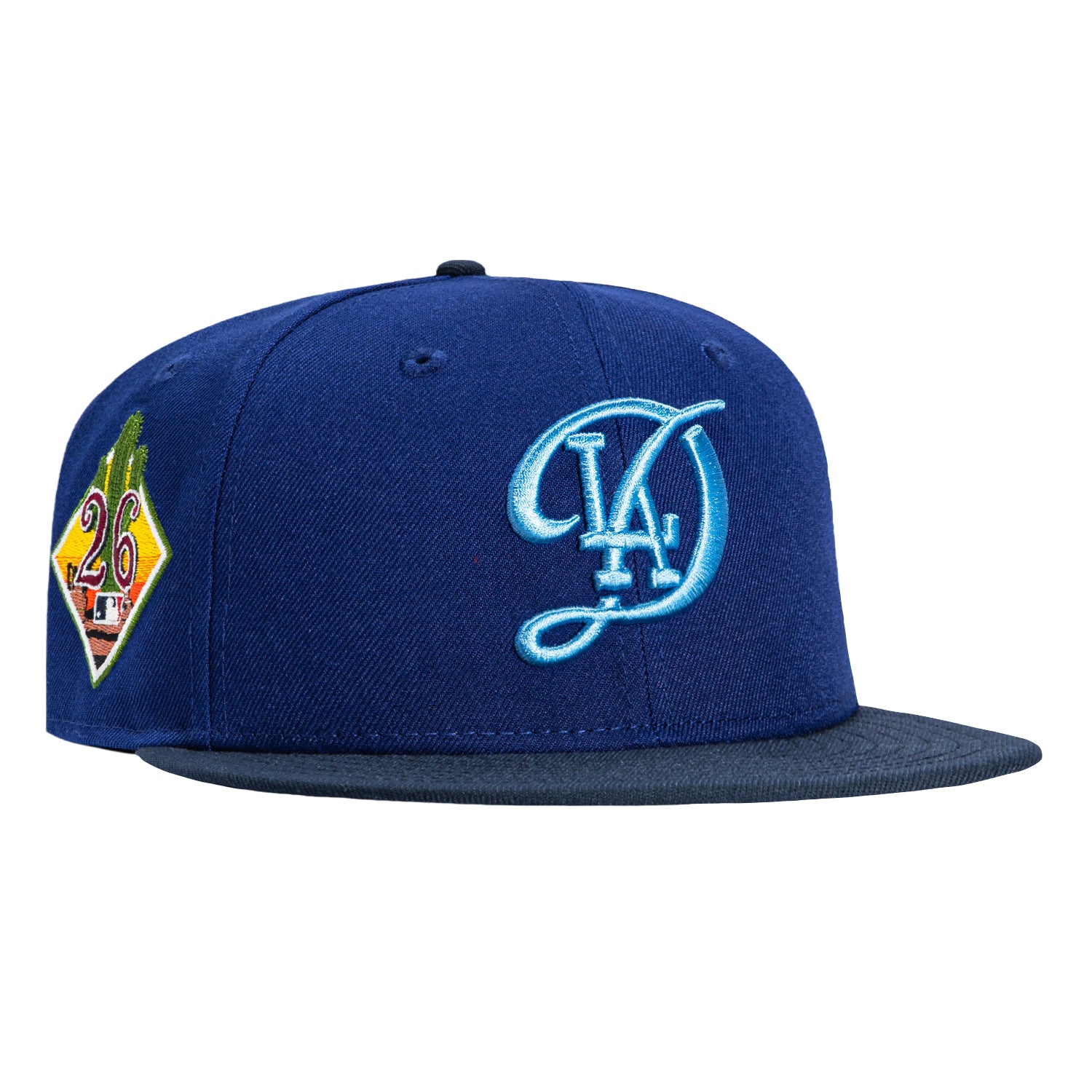 Image of New Era 59Fifty Los Angeles Dodgers 2026 Arizona Spring Training Patch City Hat - Royal, Navy