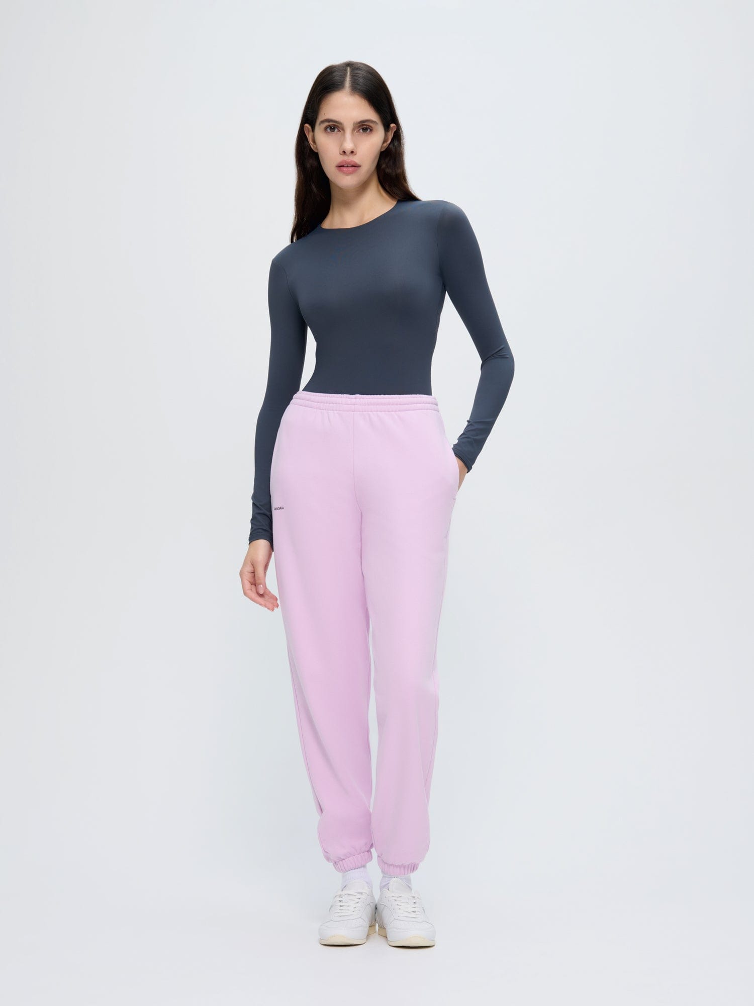 Image of Womens 365 Midweight Track Pants—Crocus Purple