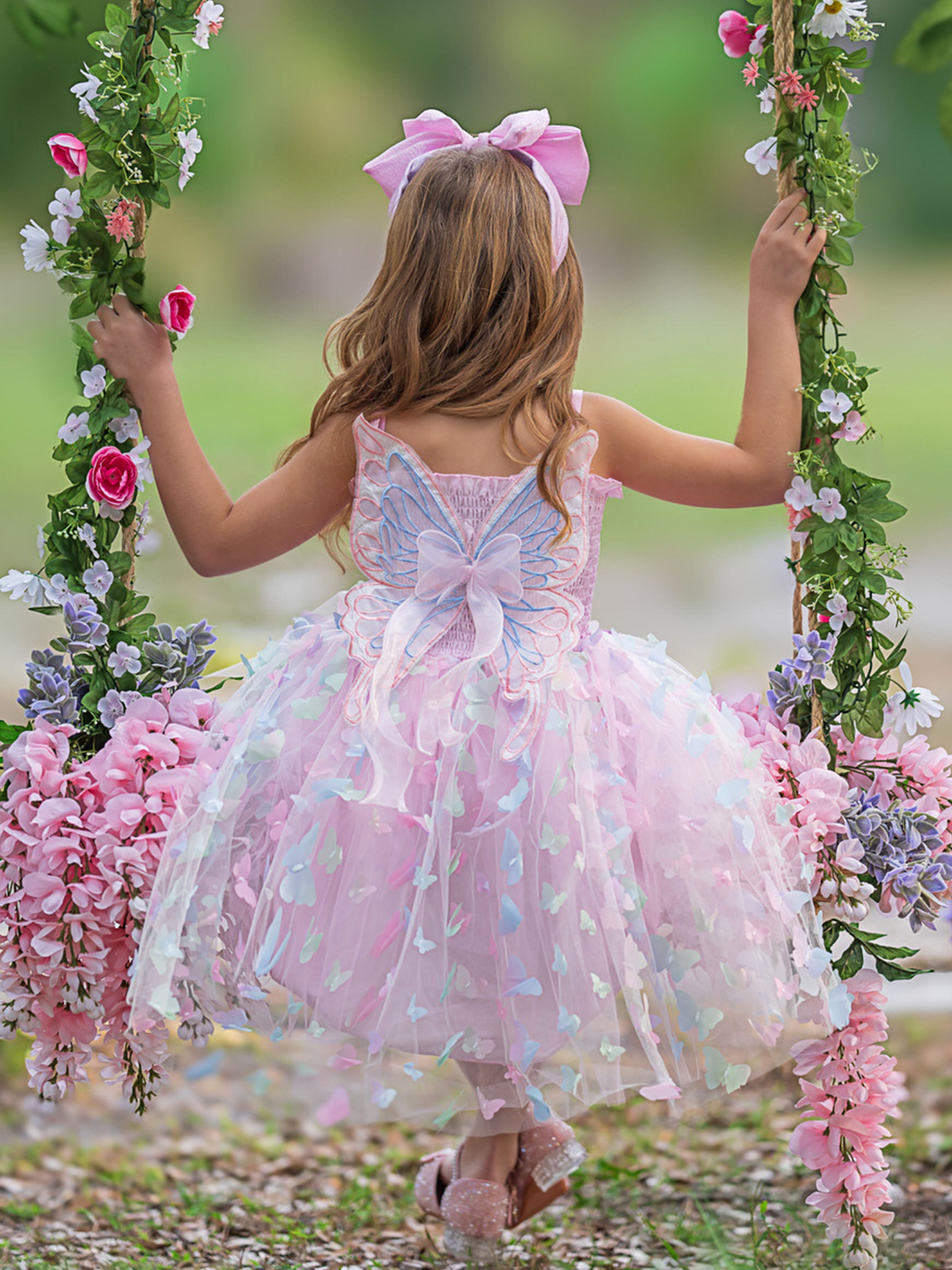 Image of Royal Butterfly Fairy Smocked Dress