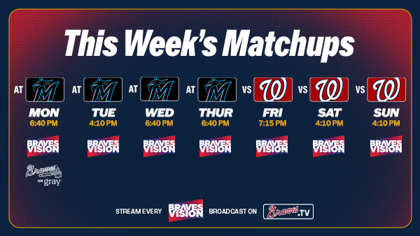 This Week's Matchups