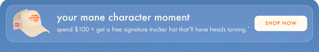 spend $100+ get a free trucker hat
