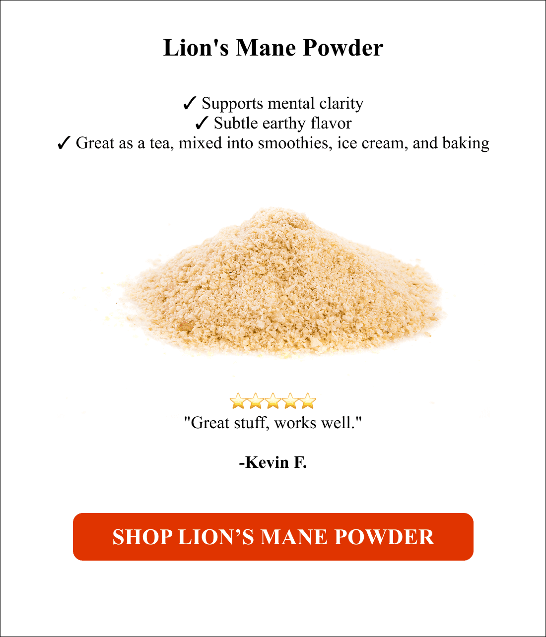 Lion's Mane Powder
