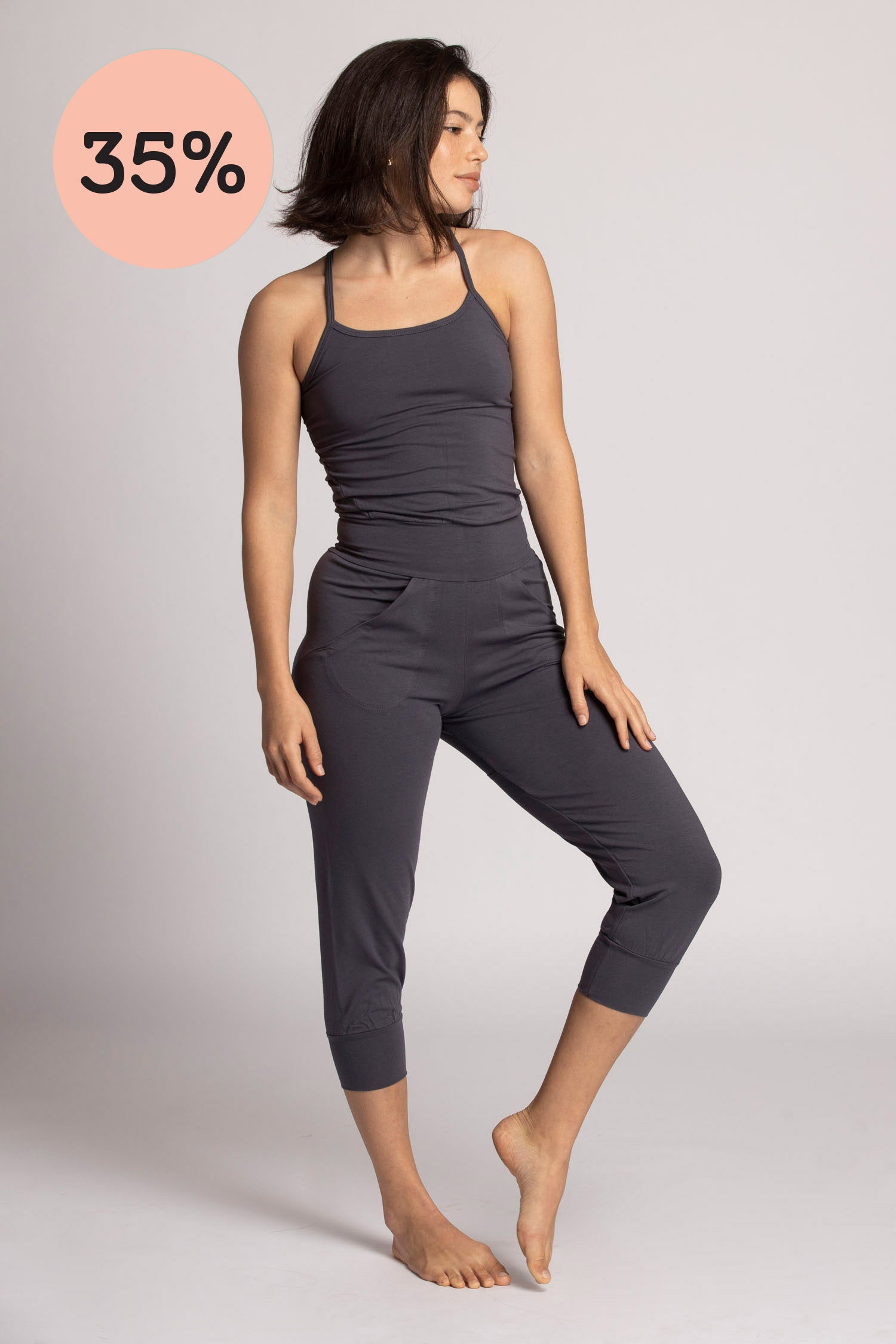 Image of I'mPerfect Organic Cotton Yoga Jumpsuit 35%off