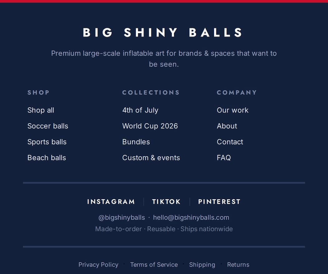home page
