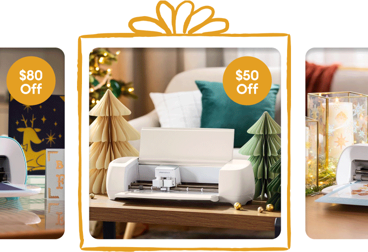 Up to $80 off machines.