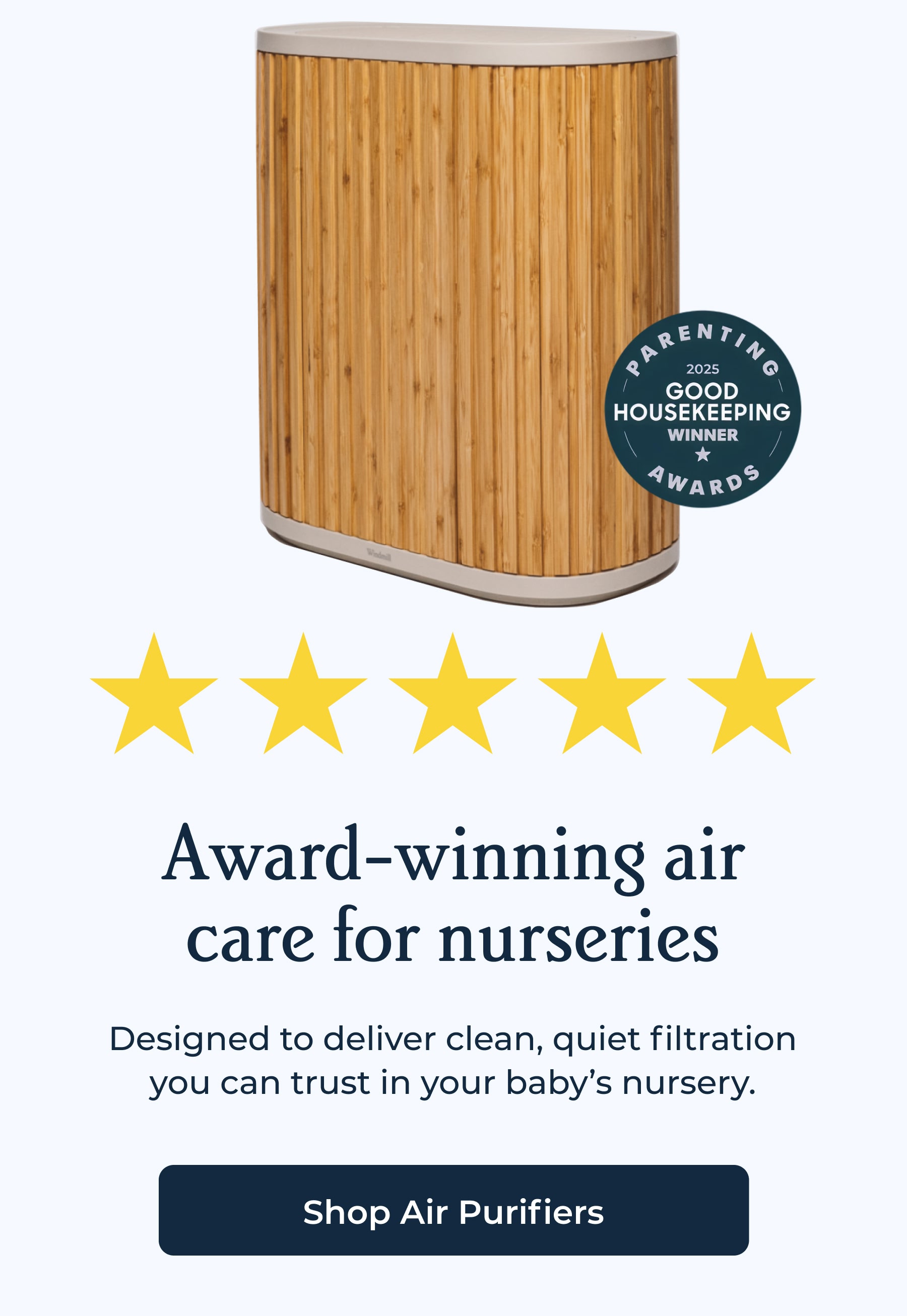 Award-winning air care for nurseries | Shop Air Purifiers