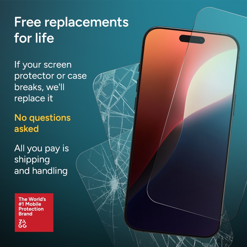 Free replacements for life - shop now