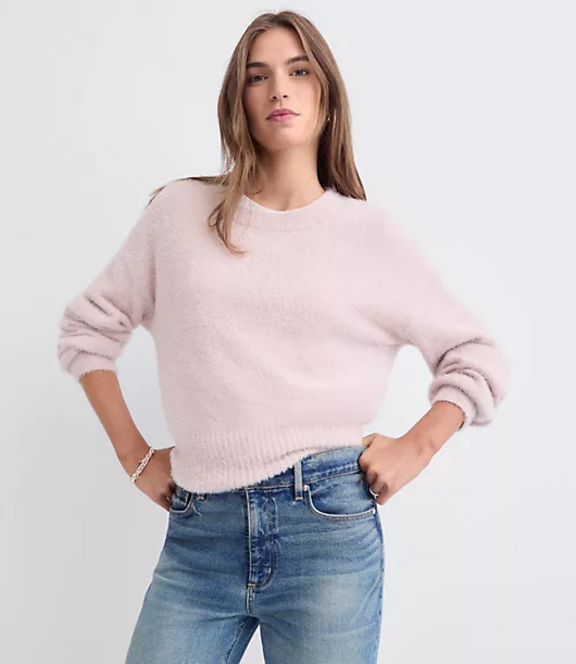 Shimmer Fuzzy Sweater