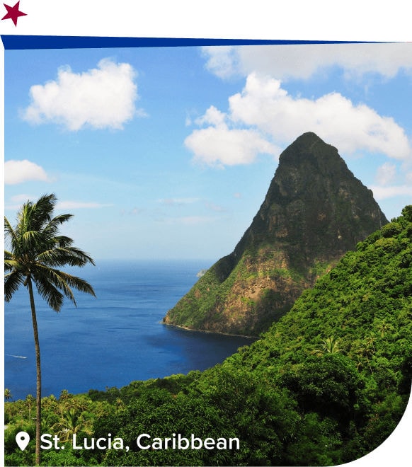 St. Lucia, Caribbean.