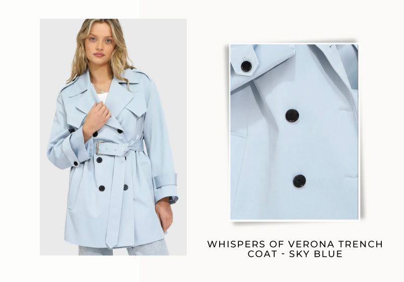 trench light blue