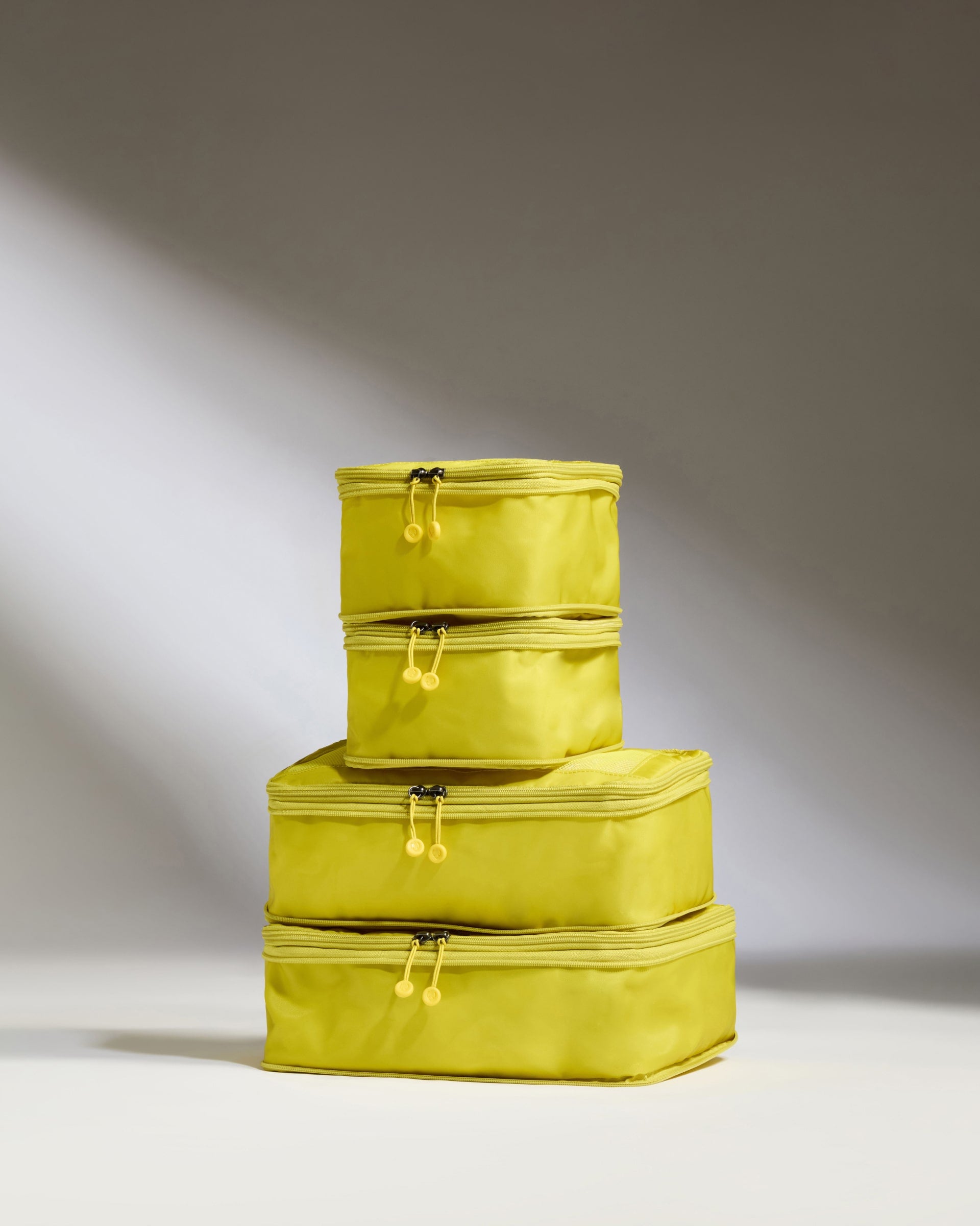 Image of Packing Cubes in Gorse Yellow - Set of 4