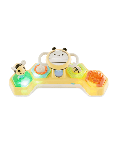 Image of Farmstand See & Bee Steering Wheel & Tummy Time Baby Toy