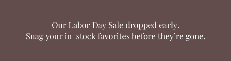Labor Day Sale