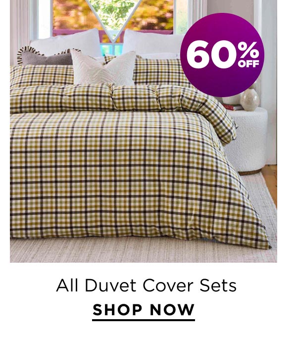 60% Off All Duvet Cover Sets