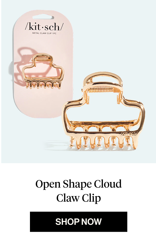 Open Shape Cloud Claw Clip