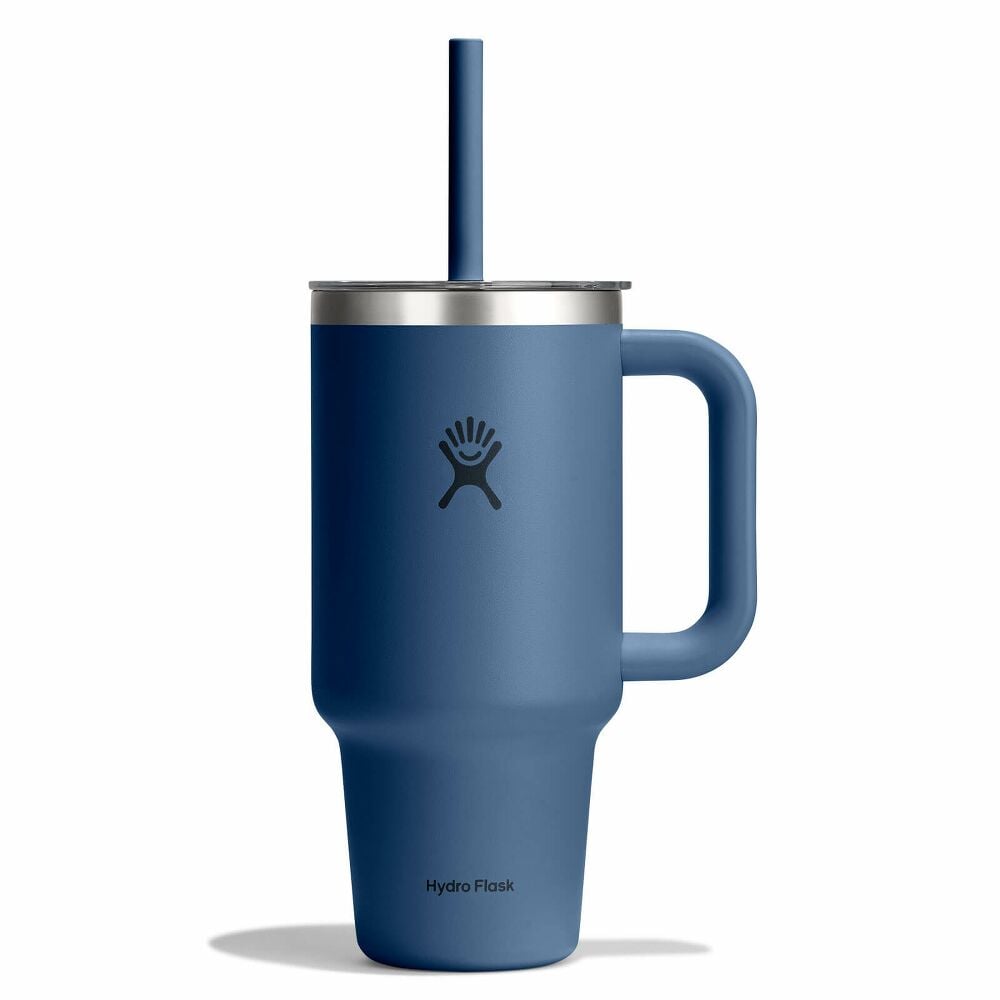 Image of 32 oz Travel Tumbler Clear Lid - Harbor Blue