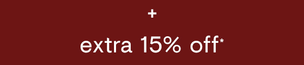 extra 15% off