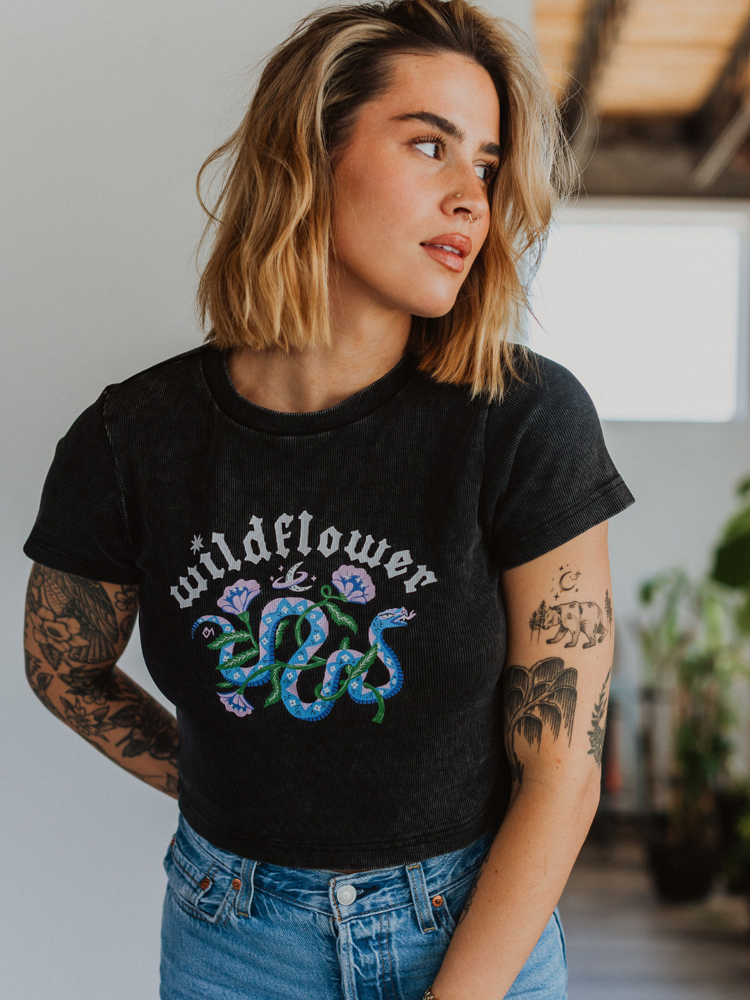 Image of Wildflower Baby Tee