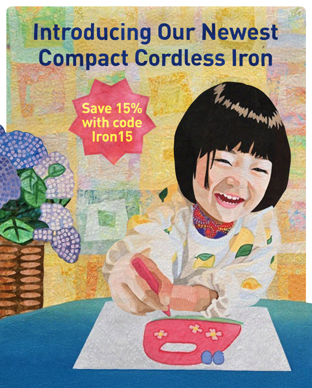 Introducing Our Newest Compact Cordless Iron - Save 15% with code Iron15