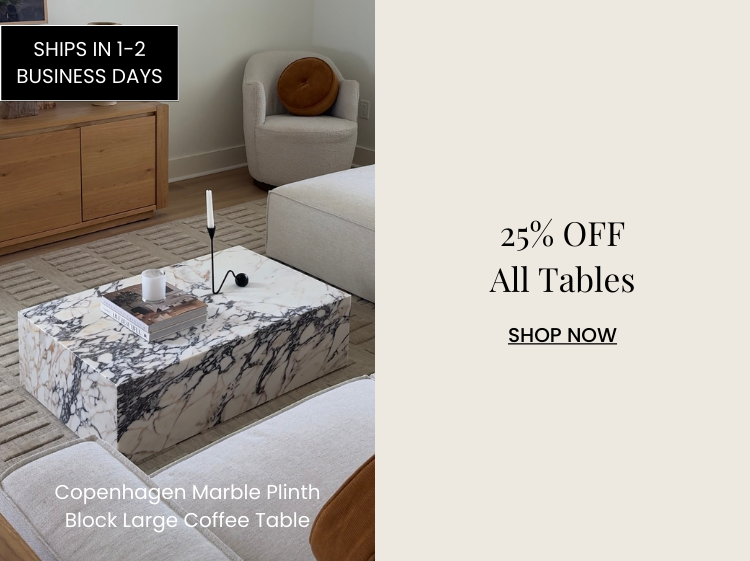 25% Off All Tables