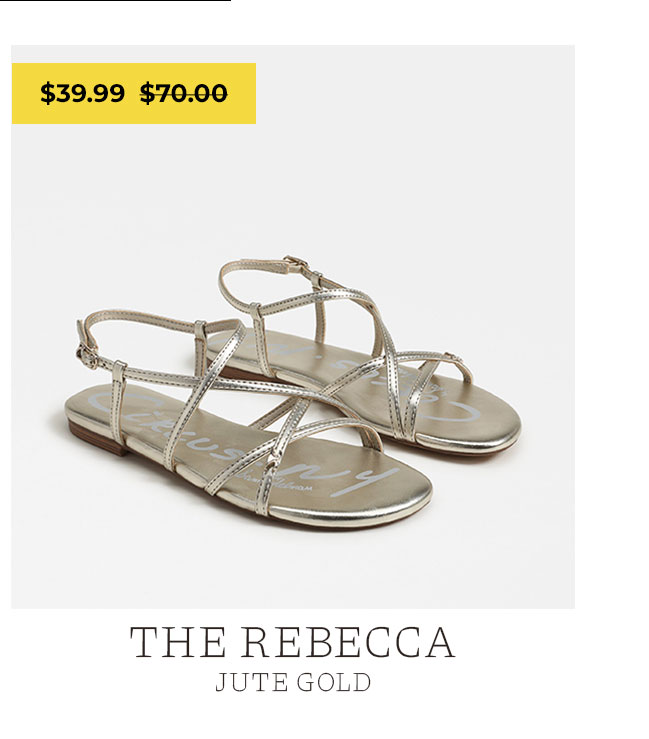 The Rebecca | Jute Gold $39.99