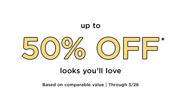Up to 50% off
