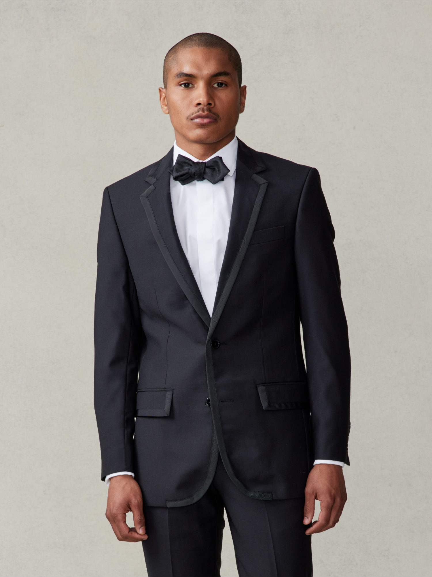 Image of Grosgrain Bound Tuxedo Jacket