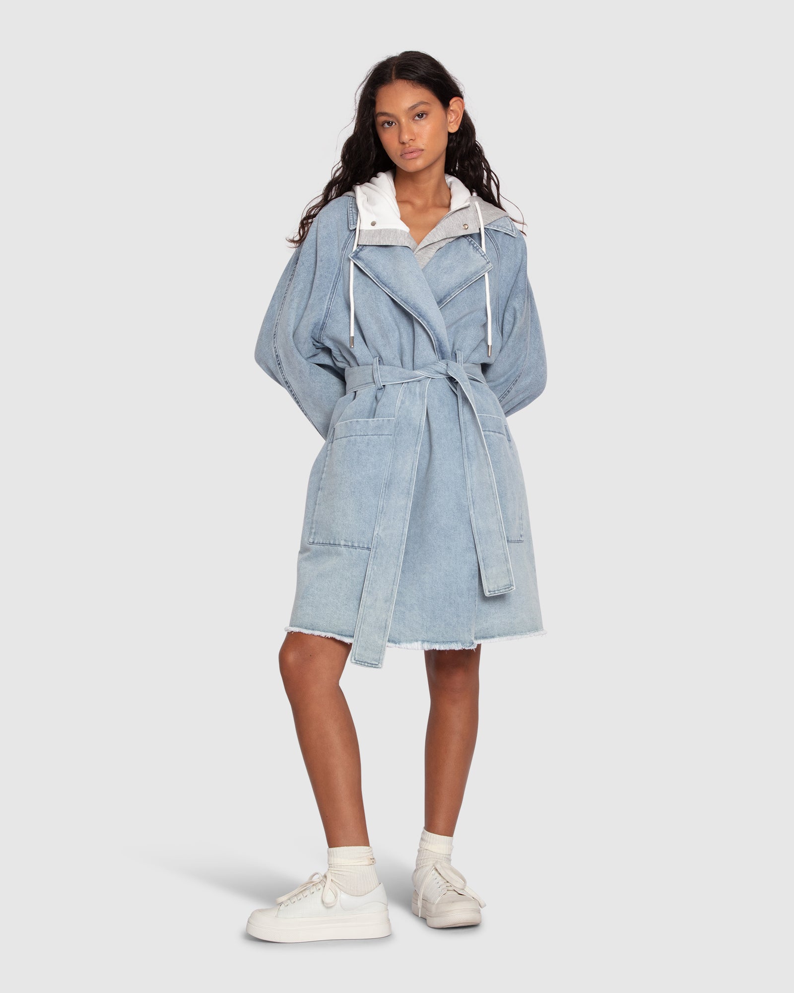 Image of Fresh Boyfriend Jacket - Stonewash