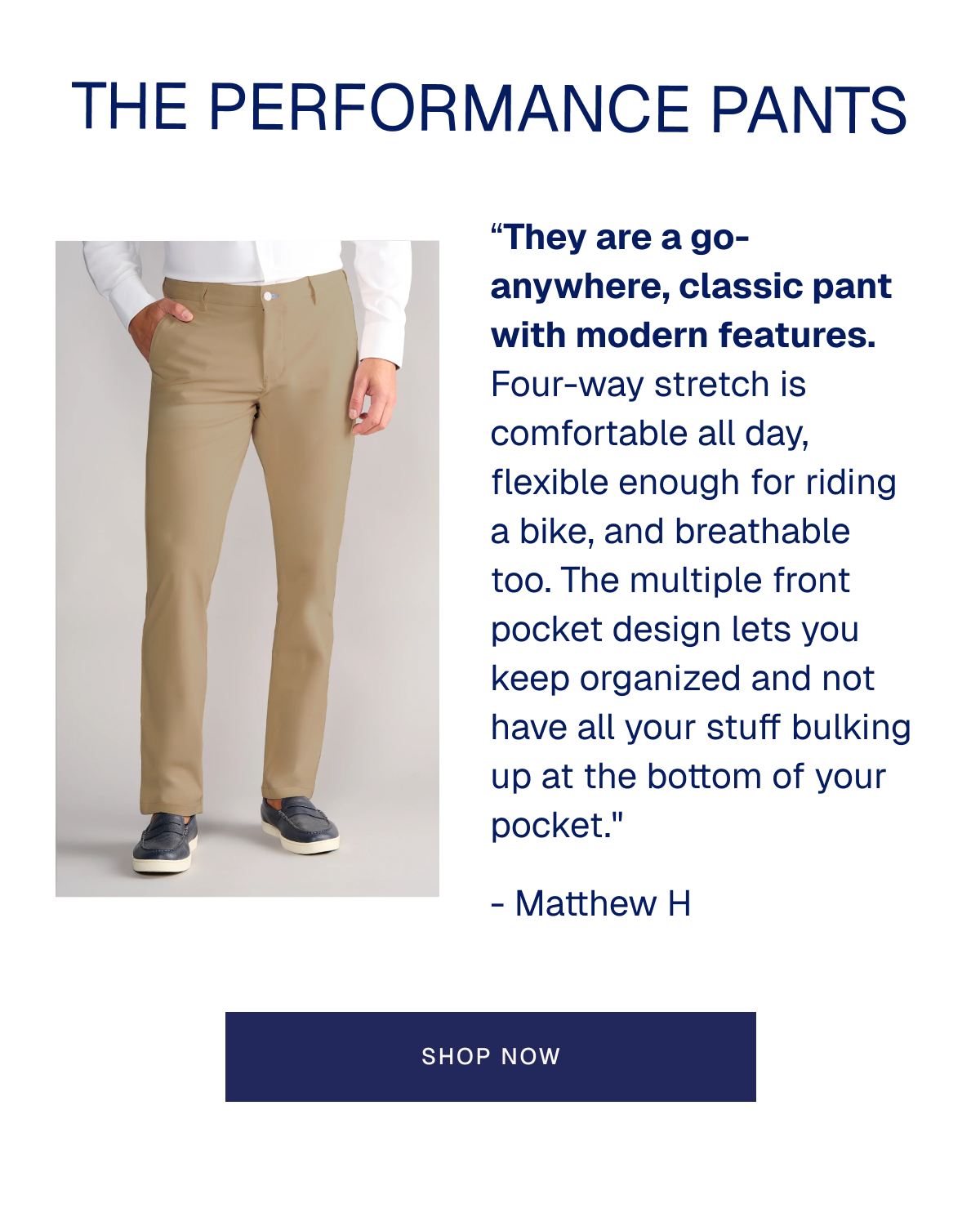 THE PERFORMANCE PANTS