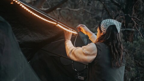 This Gravity-Defying Hammock Removes the Biggest Pain Point in Elevated Sleeping