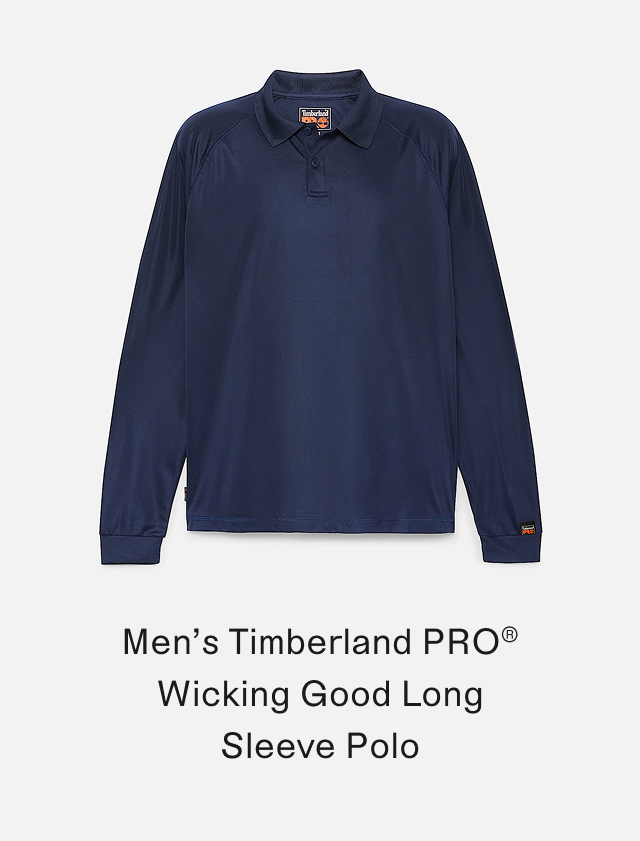 Men's Timberland PRO Wicking Good Long Sleeve Polo