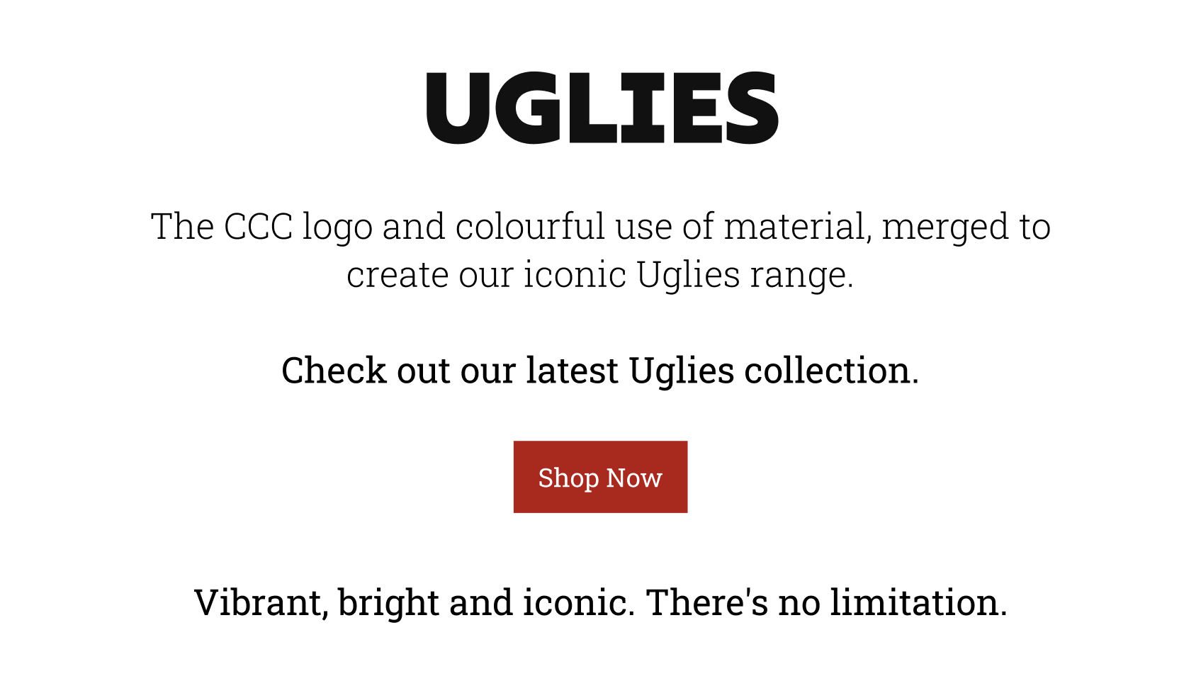 View All Uglies Collection