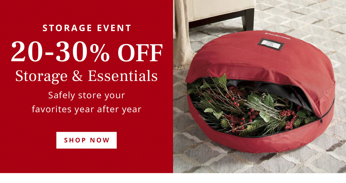 20-30% Off Storage & Essentials