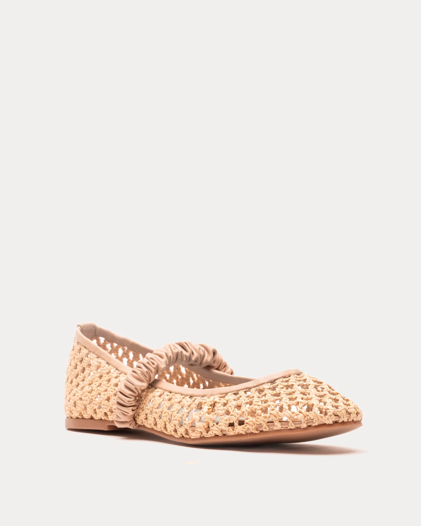 Ella Raffia Ballet Flat