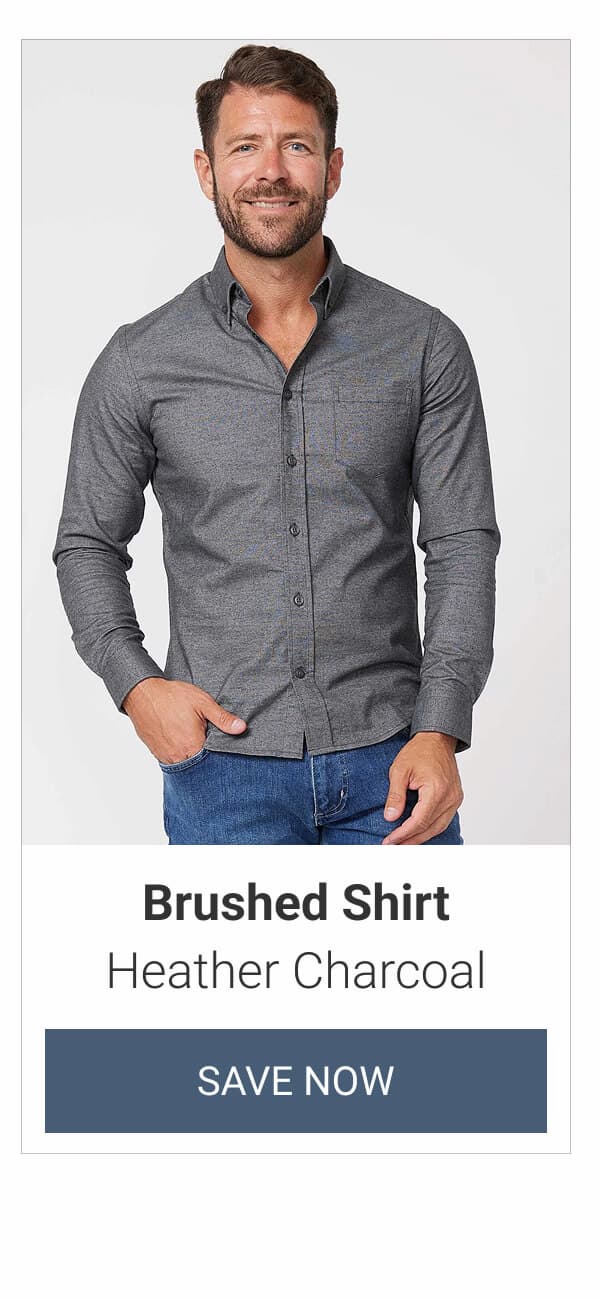 Heather Charcoal Brushed Shirt